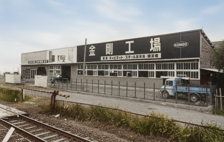 当時としては異彩を放った新工場の全景