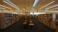 安曇野市中央図書館,開架エリア