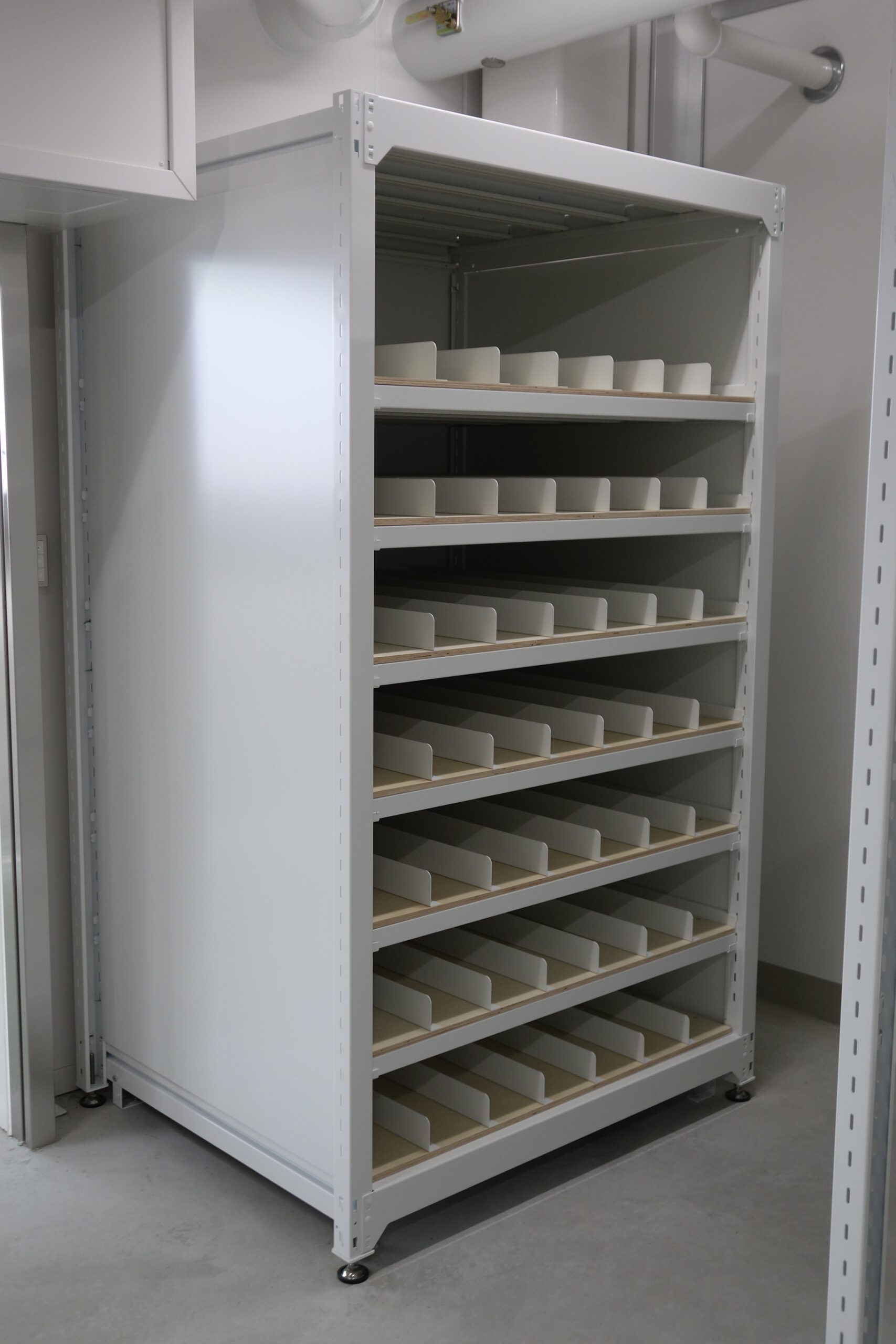 ボンベ棚 仕切り板 H70㎜ t12シナベニヤ貼