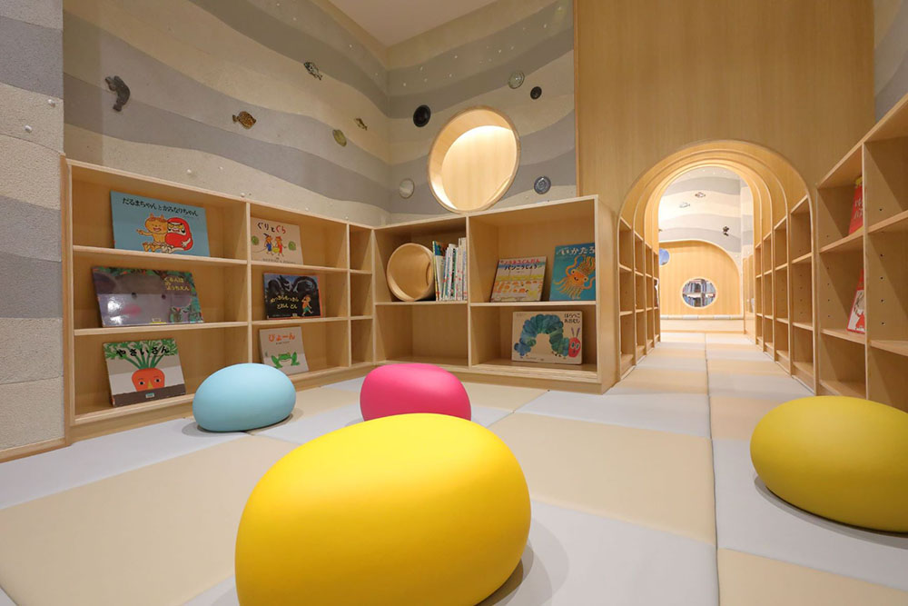 荒尾市立図書館, 地震対策, おはなしの部屋