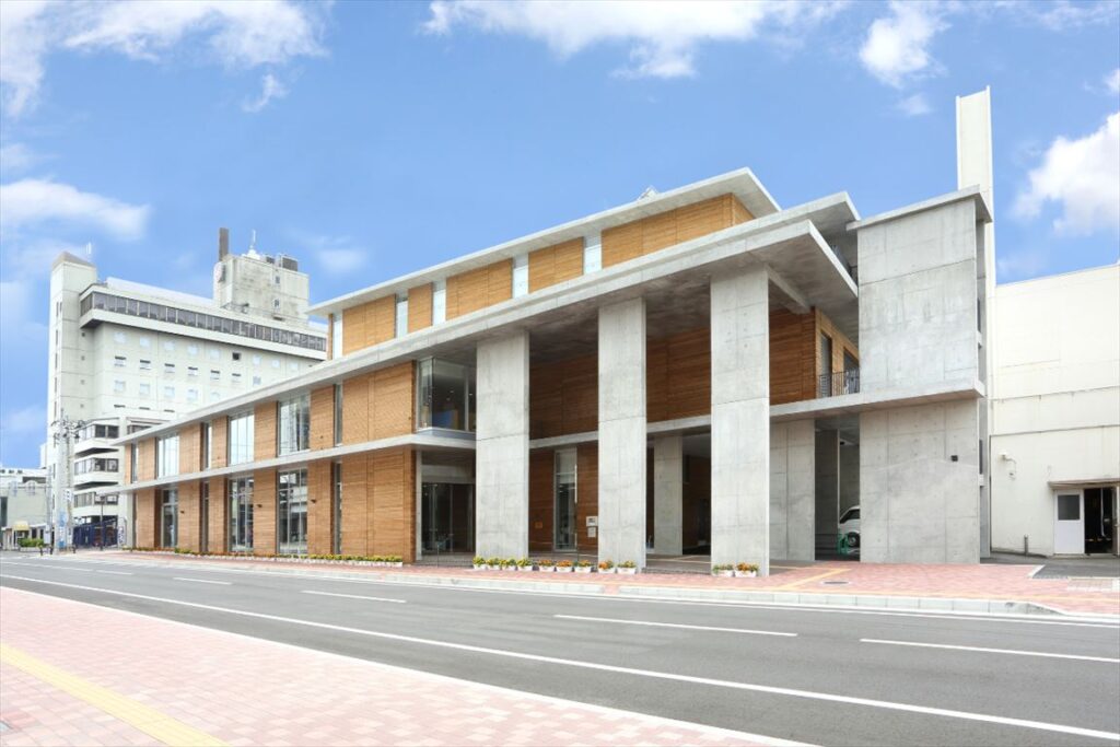 ナセBA市立米沢図書館,外観