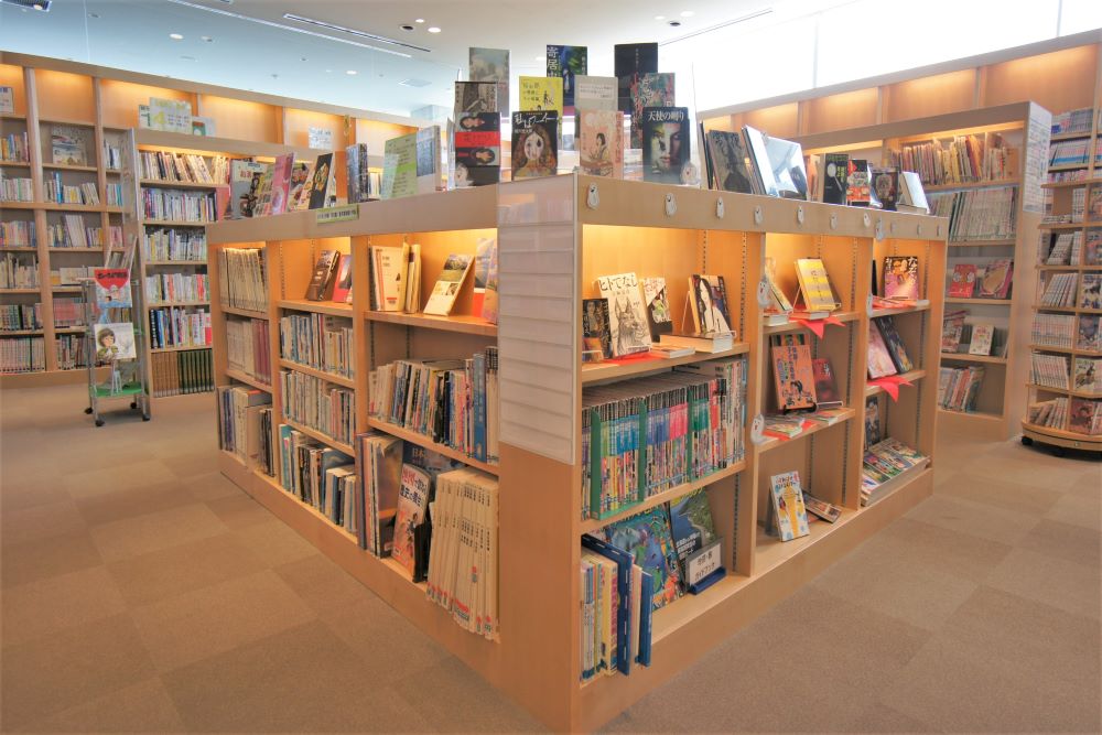 東広島市立安芸津図書館,中置書架