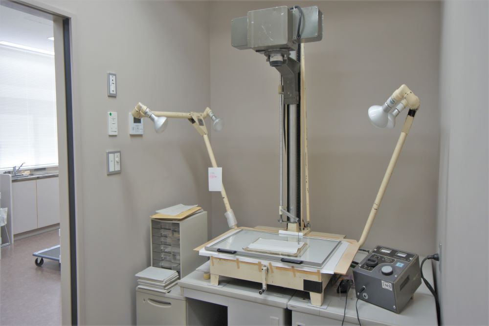 松本市文書館, 1F:撮影室