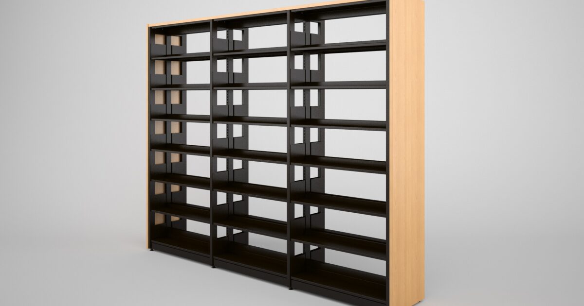 移動ラック・書架・物品棚　軽量ラックL型 4段 サングレー 120-45-120 品番 E05217A5 イナバ 稲葉 移動ラック・書架・物品棚 軽量ラックL型 4段 サングレー 150-30-120