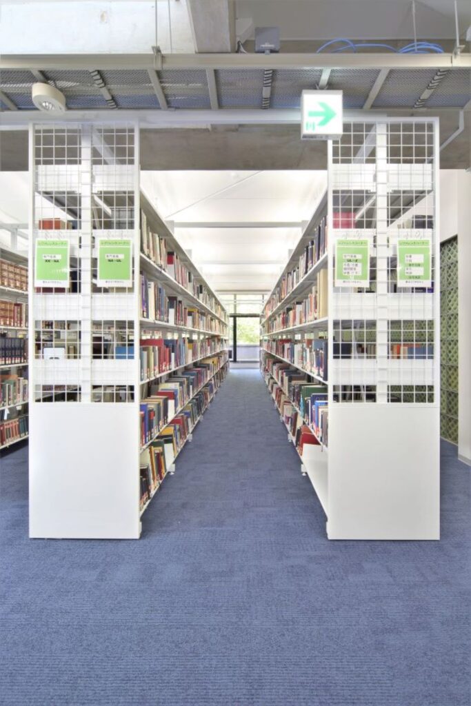東北大学附属図書館本館,スチール書架LBA(メッシュパネル仕様)
