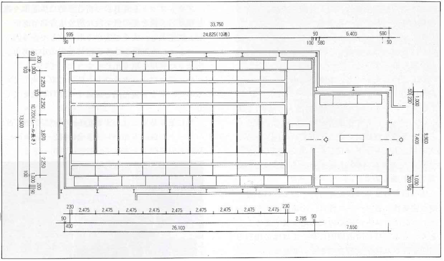 電動式パレットラック（冷凍庫仕様）