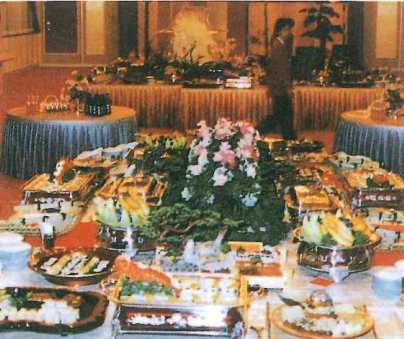 最高の食品を吟味した料理