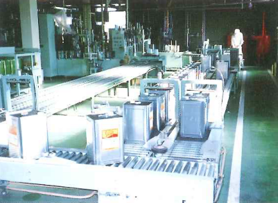 日本特殊塗料(株)稼働中の生産設備