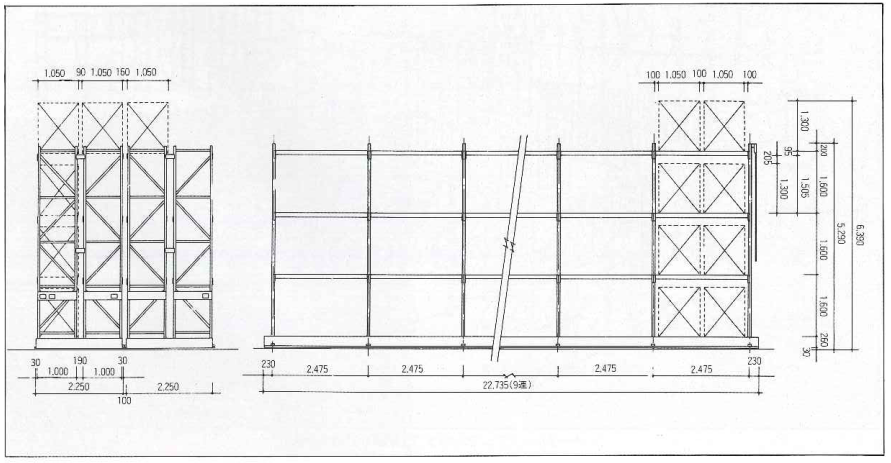 電動式パレットラック（冷凍庫仕様）