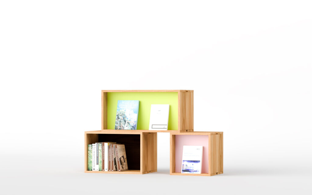 つみ木ばこ, 展示架,displayshelf