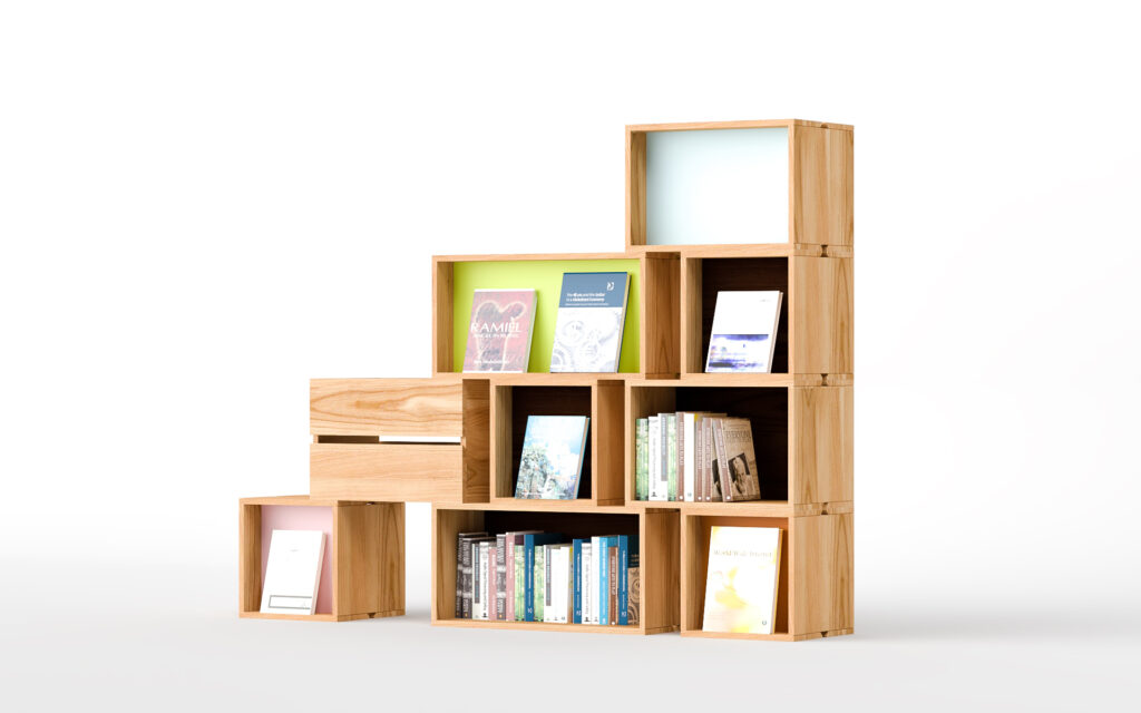 つみ木ばこ, 展示架,displayshelf