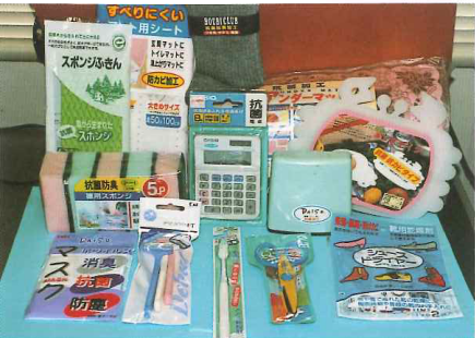 市場に出まわっている主な抗菌グッズ類