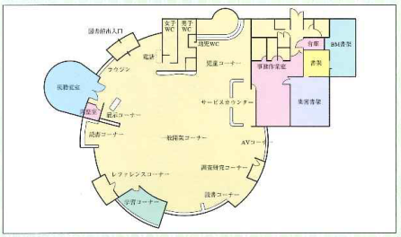 図書館平面図