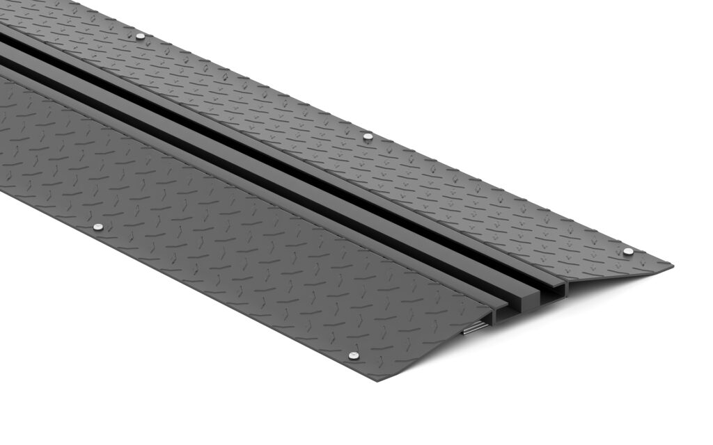 スロープ,縞鋼板