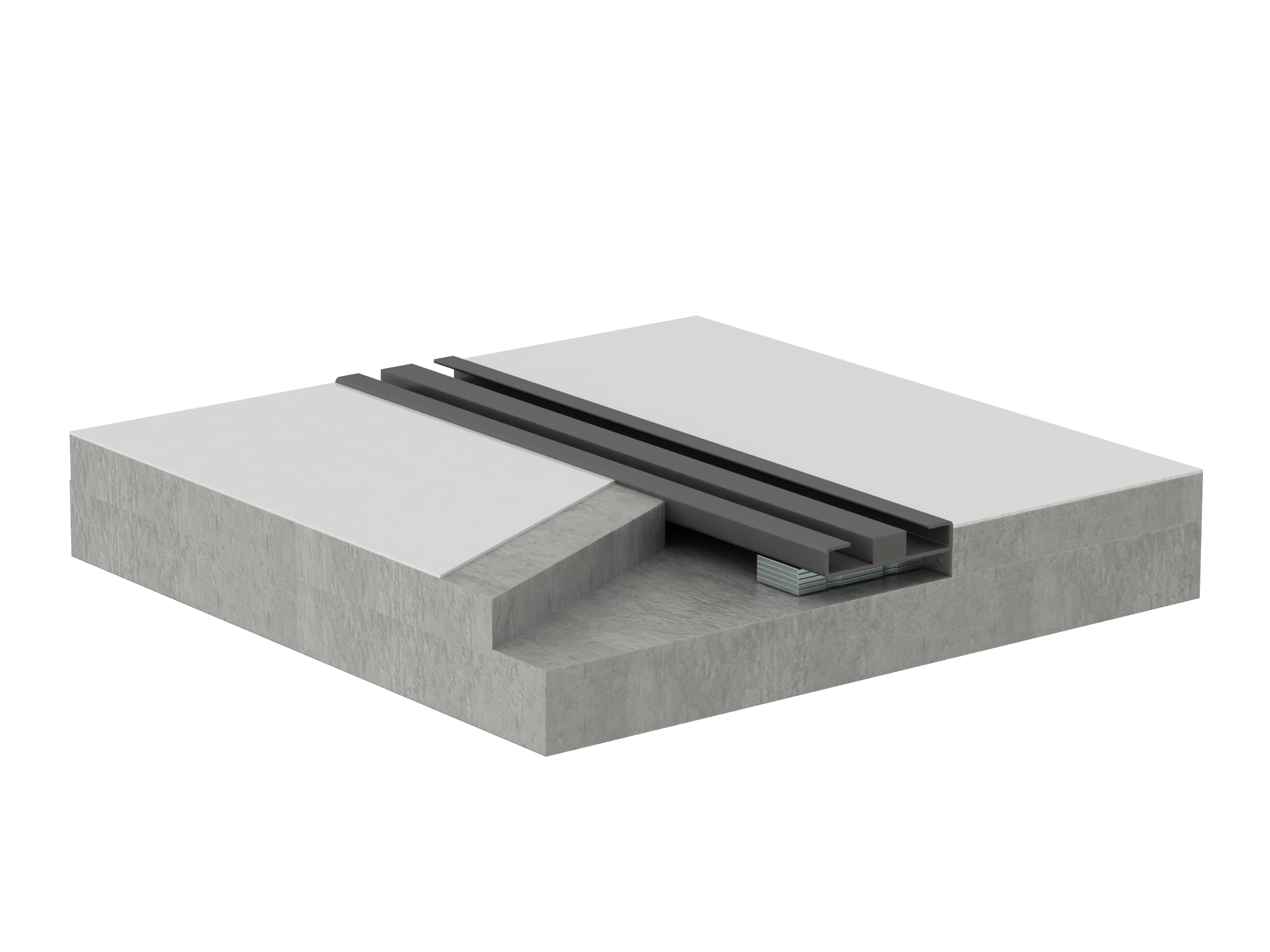 レール、埋込タイプ