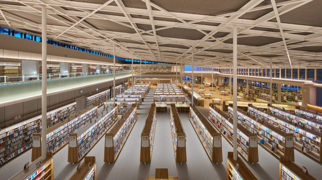 別府市立図書館(共創交流拠点 こもれびパーク)